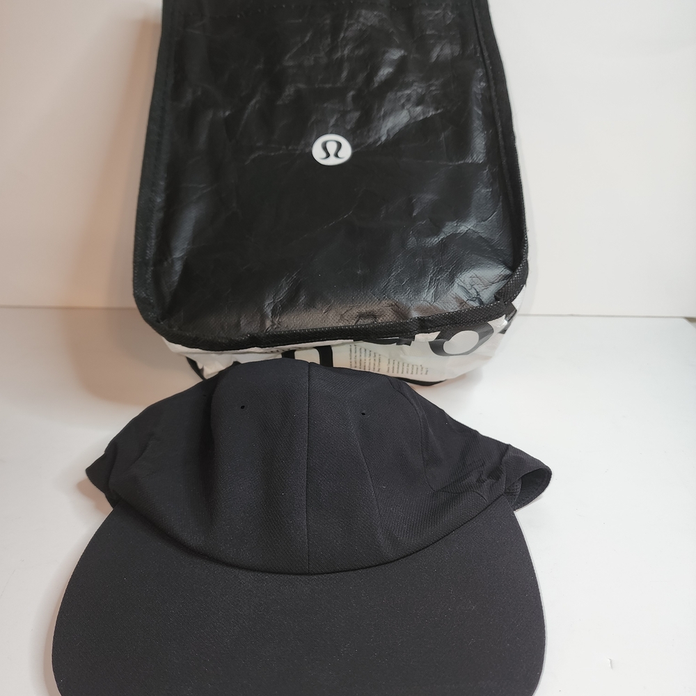 Lululemon Athletica Black Women's Cap With Lululemon Shopping Bag - Picture 4 of 10